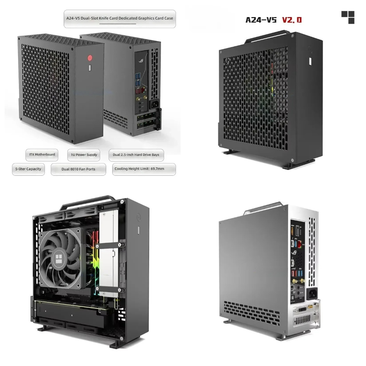 Pc Chassis - 5 Litre Mini A24-V5 2.0 Dual