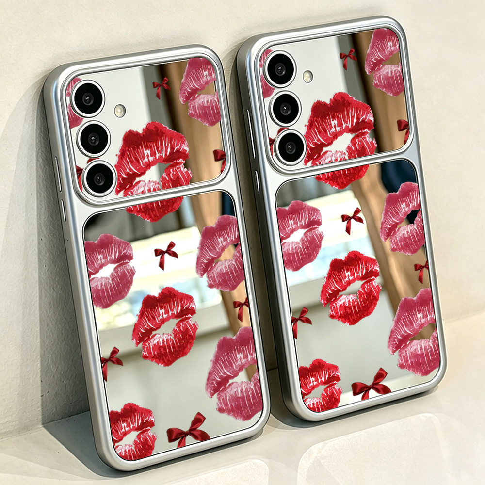 Bow Red Lips Pattern Mirror Ph - đánh giá và giá Computer Case
