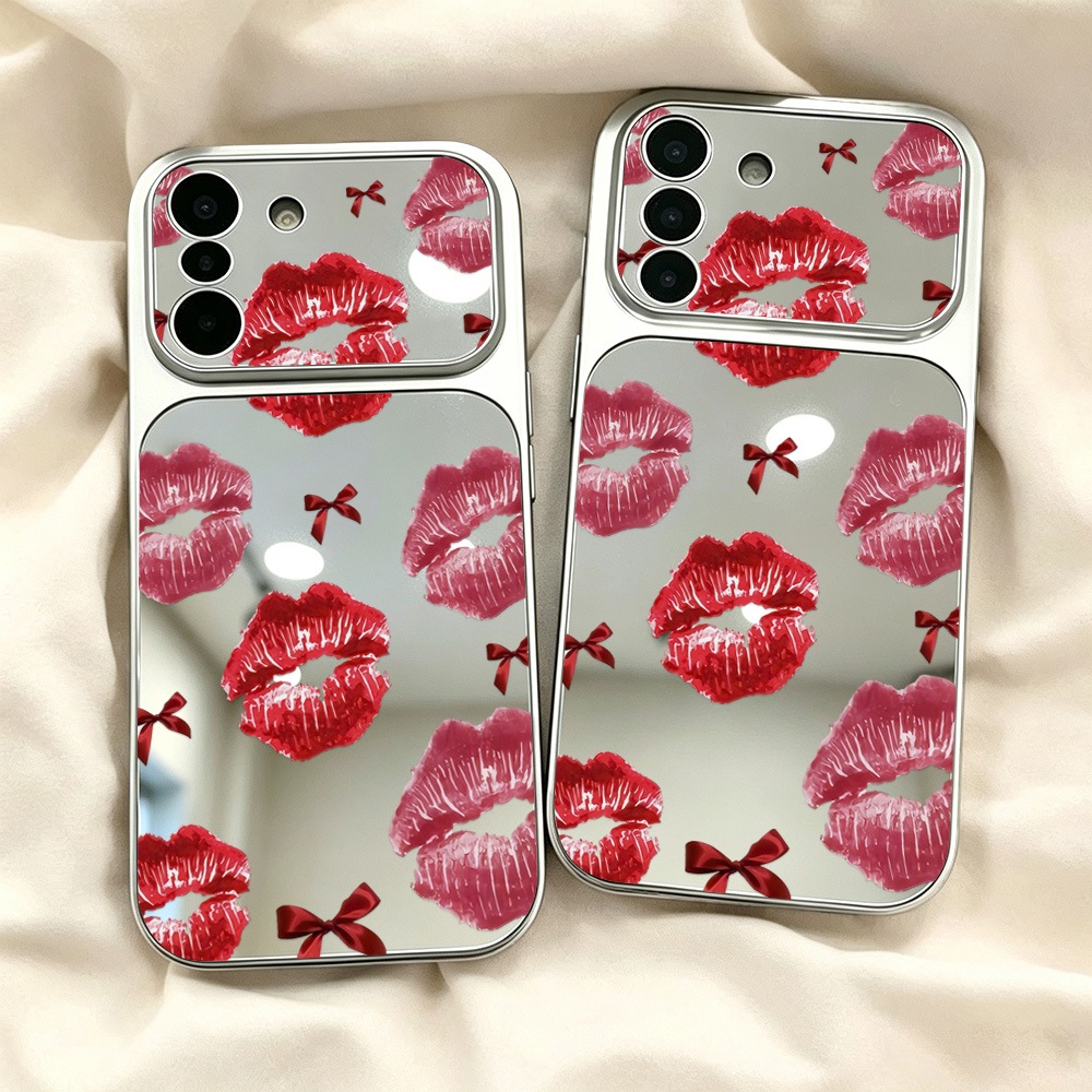 Bow Red Lips Pattern Mirror Ph - đánh giá và giá Computer Case