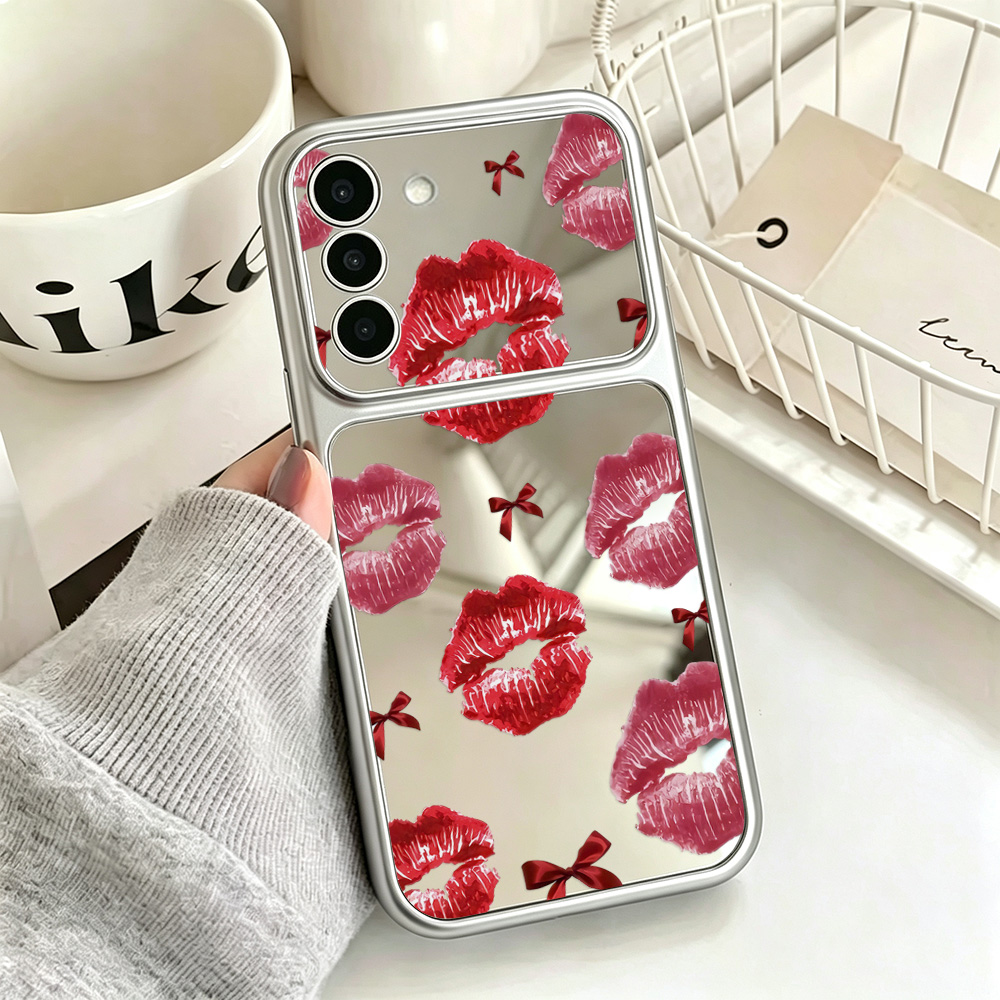Bow Red Lips Pattern Mirror Ph - đánh giá và giá Computer Case