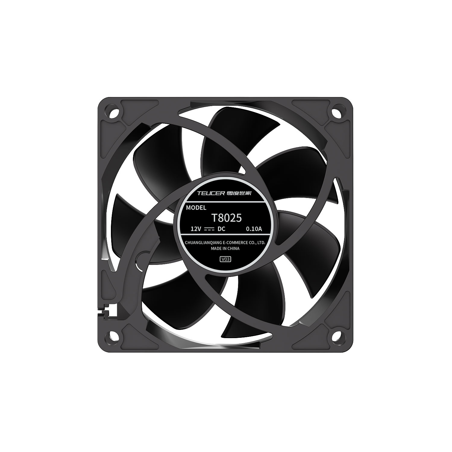 Teucer 8025 PC Case Fan 12V  B - đánh giá và giá Pc Chassis